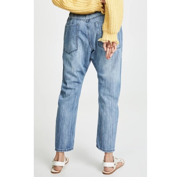 One Teaspoon Shabbies Drawstring Boyfriend Jeans Parachute Dropped Crotch Size M - Picture 9 of 15